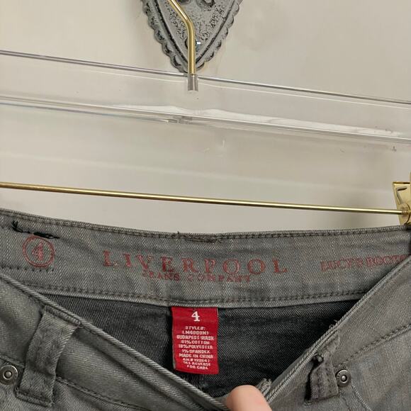 Liverpool 4 Lucy’s Bootcut pants trouser gray Corpcore evening classic neutral - Picture 4 of 8